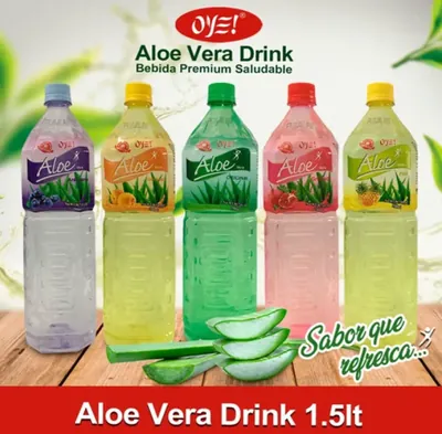 Aloe Vera 1,5 litros Original-Coco-Frutilla-Piña x 12 unidades